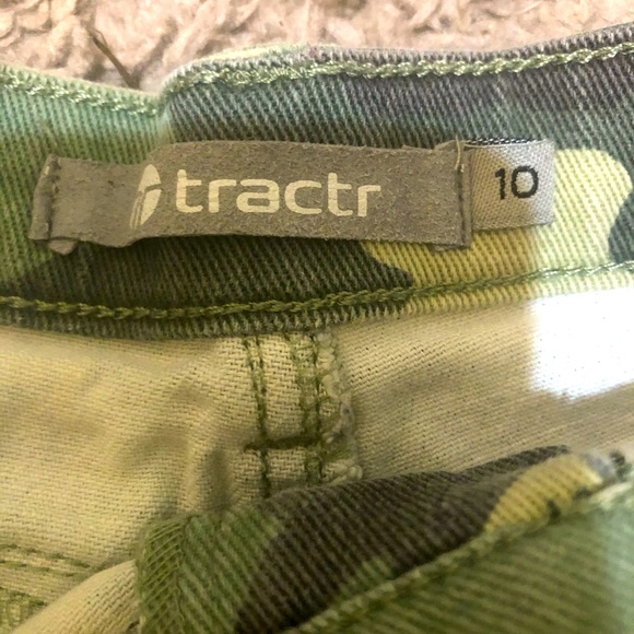 Girls Tractr Jean shorts - Picture 3 of 4